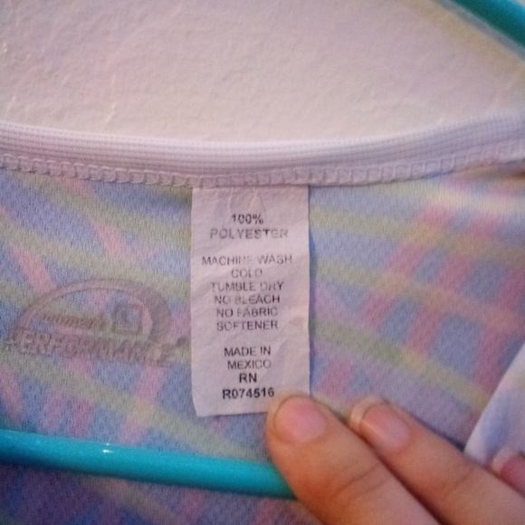 Women's L Performance Biking Tank with pockets rainbow swirl stretchy unique - Picture 9 of 11